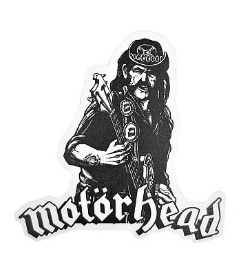 наклейка виниловая motorhead lemmy (ч/б)