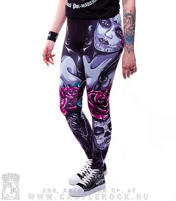 легинсы (лосины) santa muerte