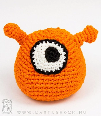 игрушка антистресс мозговой слизень оранжевый