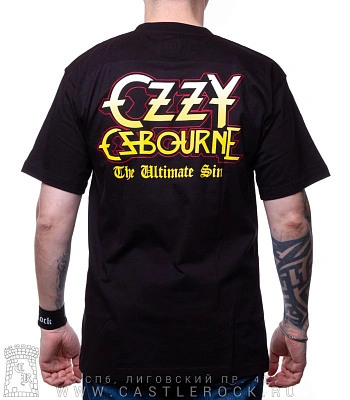 футболка ozzy osbourne "the ultimate sin"