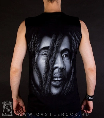 майка bob marley (ч/б)