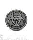 значок цанга рельефный biohazard (лого)