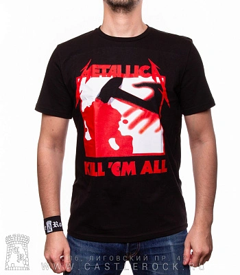футболка metallica "kill 'em all"