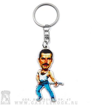 брелок металлический queen freddie mercury