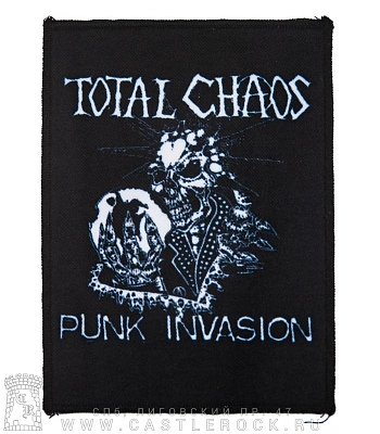 нашивка total chaos "punk invasion"