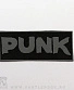 нашивка punk (серая надпись)