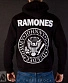 балахон на молнии ramones (ч/б лого)