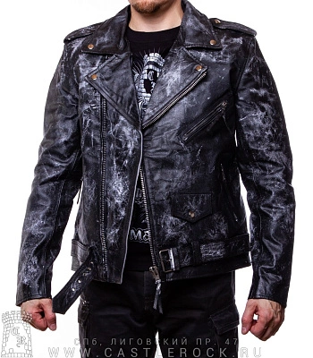 косуха new rock w-nrlmj072-s1 искусственное старение