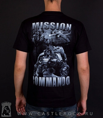 футболка army военный "mission comando"