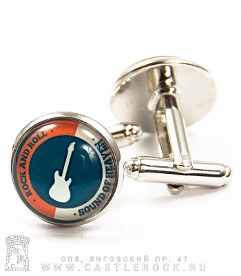 запонки rock and roll sound of heaven (гитара)