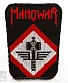нашивка manowar (молот, вышивка)