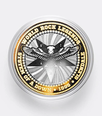 монета сувенирная малая system of a down