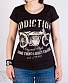 женская футболка addiction мотоцикл "some thing don't change"