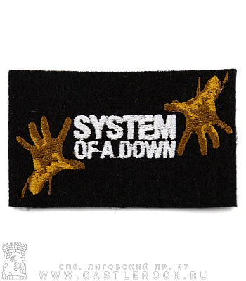 нашивка system of a down (вышивка)