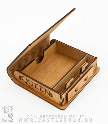 портсигар деревянный queen freddie mercury