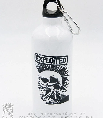 фляга с карабином exploited 600 мл
