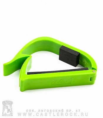 каподастр для акустической гитары a007e-a (зеленый)