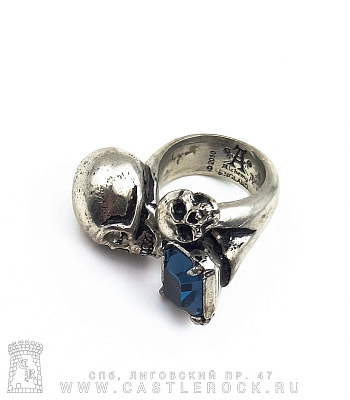 кольцо alchemy gothic (алхимия готик) r165 in the shadow of death-spati ring