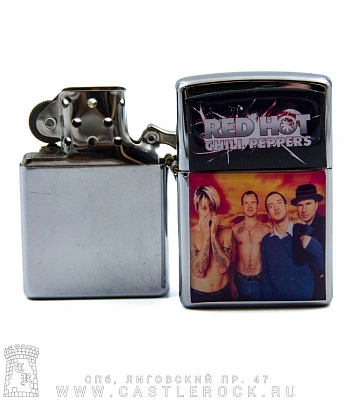 зажигалка цветная red hot chili peppers (группа)