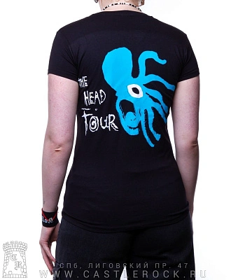 женская футболка cure "the head tour 1985"
