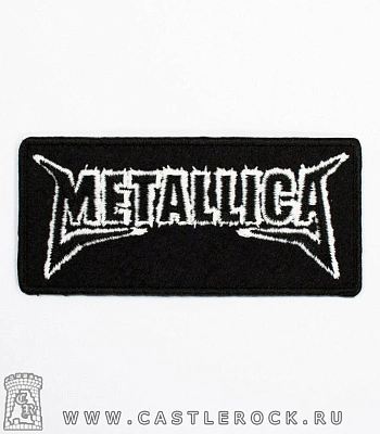 нашивка термо metallica (лого, вышивка)
