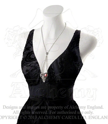 подвес alchemy gothic (алхимия готик) p708 coeur du morteur