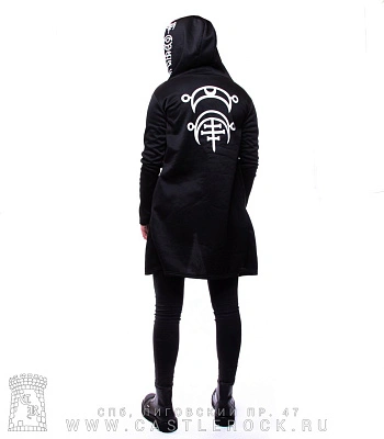 мантия черная с эзотерическими символами