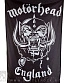 постер тканевый motorhead "england" (черный)