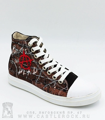 кеды anarchy анархия punks not dead