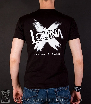 футболка louna "behind a mask"