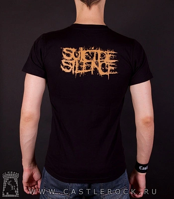 футболка suicide silence "the black crown" (принт яркий)
