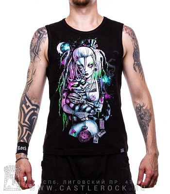 майка алиса в стране чудес (зомби, светится)