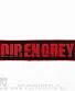 нашивка dir en grey (надпись красная)