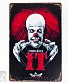 табличка клоун pennywise "it" (оно)