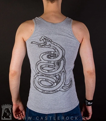 майка metallica "black album" (серая)