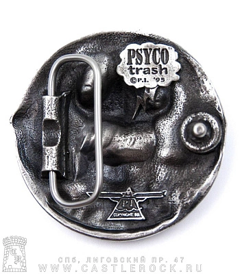 пряжка череп викинга "valhala odin thor"