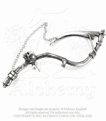 серьга кафф alchemy gothic (алхимия готик) e296 the harvester