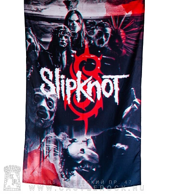 постер тканевый slipknot 3d (группа)