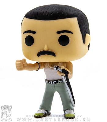 статуэтка queen freddie mercury (в майке, funko pop!)
