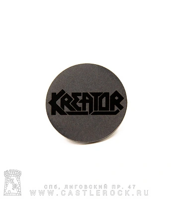 значок цанга с гравировкой kreator
