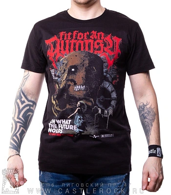 футболка fit for an autopsy "oh what the future holds"