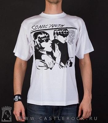футболка sonic youth "goo" (белая)