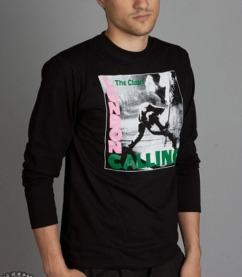 футболка clash "london calling" д/р