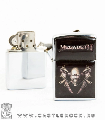 зажигалка цветная megadeth "killing is my business..."