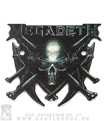 магнит металлический megadeth "killing is my business..."