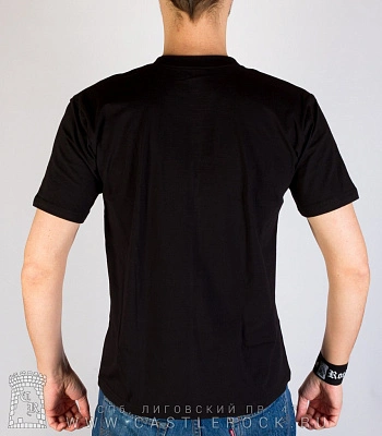 футболка discharge "end of days" (плачущий ангел, ч/б)