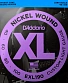 струны d'addario никелированные для бас-гитары exl190