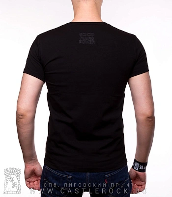 футболка череп в наушниках (светится)