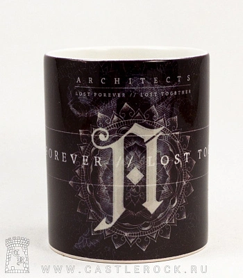 кружка architects "lost forever//lost together"