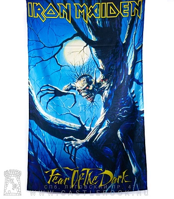 постер тканевый iron maiden "fear of the dark"